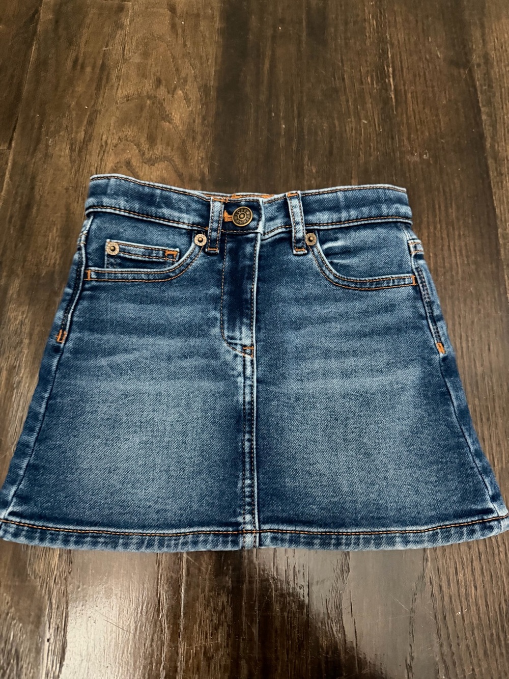 J. Crew Girls' Blue Denim Skirt